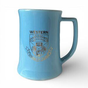 Vintage University of Western Ontario (UWO) 1970s London Coat of Arms Gold Crest